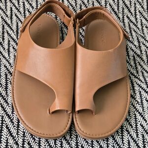 Vince Brown Leather Sandals
